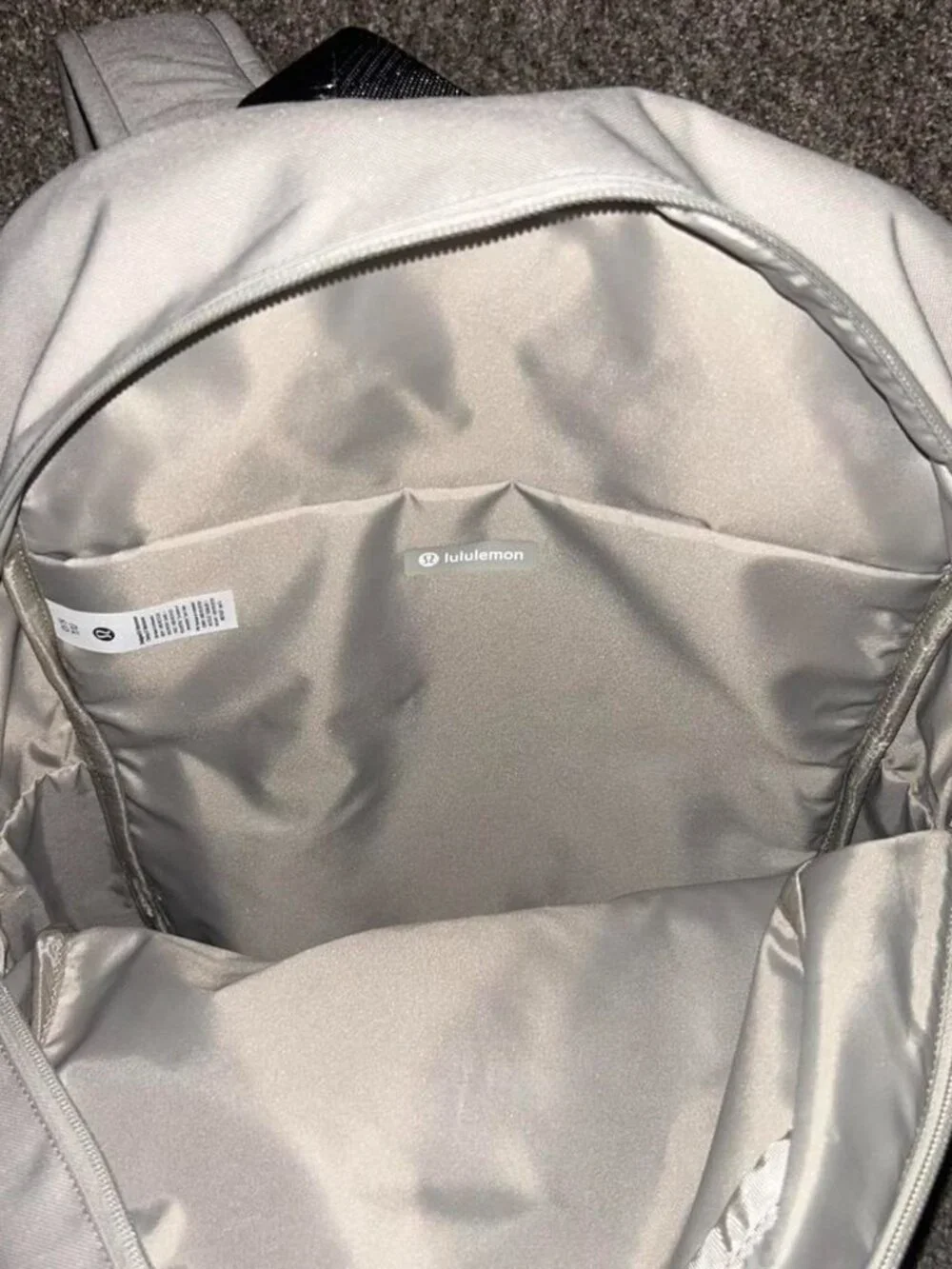 Lululemon light green/grey  everywhere backpack. New with tags.
